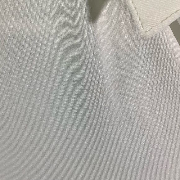 Adidas White Floral Short Sleeve Polo Resor Sleeveless - Picture 6 of 7